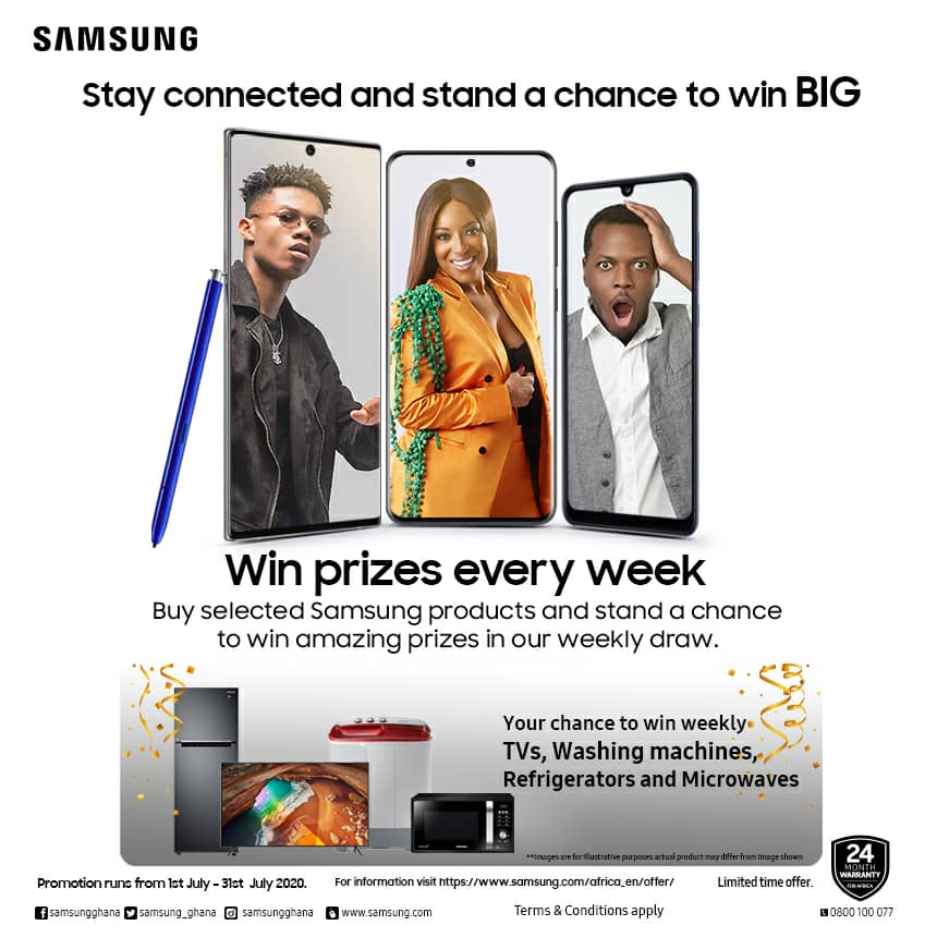 Samsung Stay Connected and Win