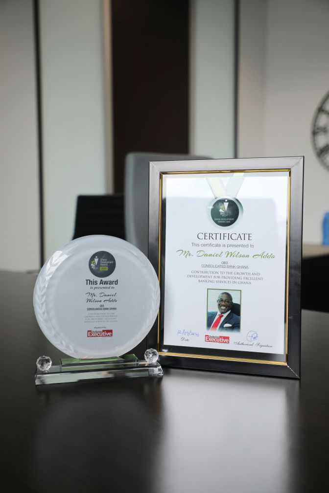 CBG MD honoured at Ghana Development Awards